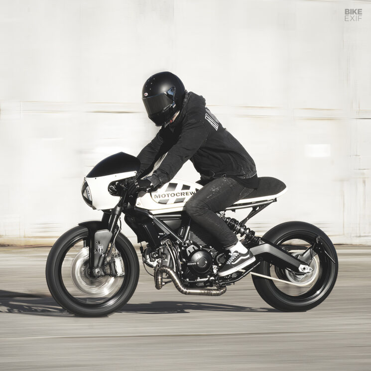 Ducati Scrambler café racer par Motocrew