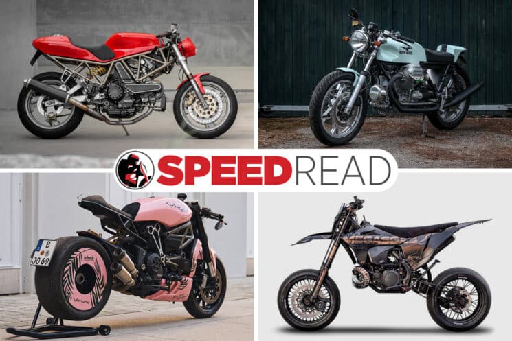 Moto-Lecture-rapide-Une-Ducati-XDiavel-personnalisee-rose-flamant-rose