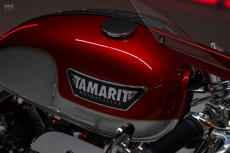 Triumph Thruxton café racer par Tamarit